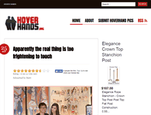Tablet Screenshot of hoverhands.org
